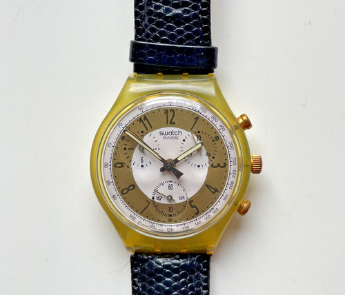 Swatch chrono golden - chrono, globe