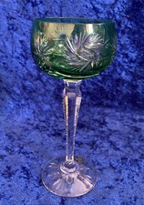 buntes Überfangglas Weinglas