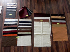 Lederstücke Leder Muster Möbelledermuster  verschiedene Farben & Strukturen