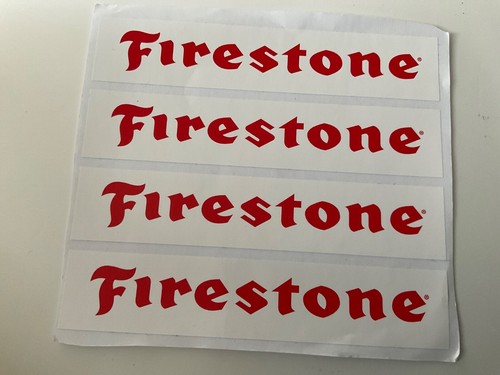 Firestone aufkleber rot - firestone,