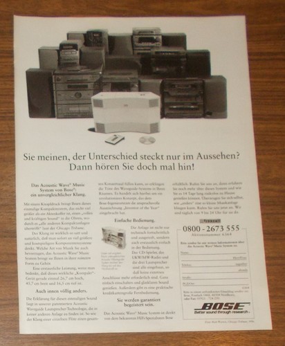 Seltene werbung vintage - vintage, bose