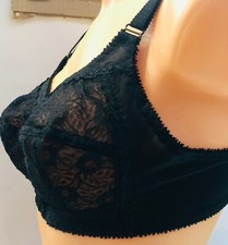 2xSS-BH ohne Bügel mit schöner Spitze nicht gefüttert-breite Träger 75A-110DD- 