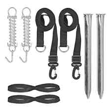 Sturmbänder Vorzelte Markise 2x3M + Universal Abspannset Tunnel- und Kuppelzelte