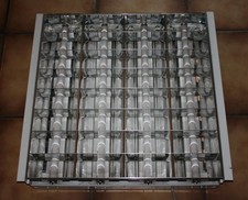 Deckenleuchte Rasterleuchte Einlegeleuchte mit Leuchtmittel 4 x 18 W