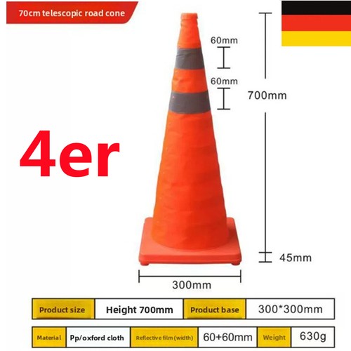 4er pack warnkegel - 4er,