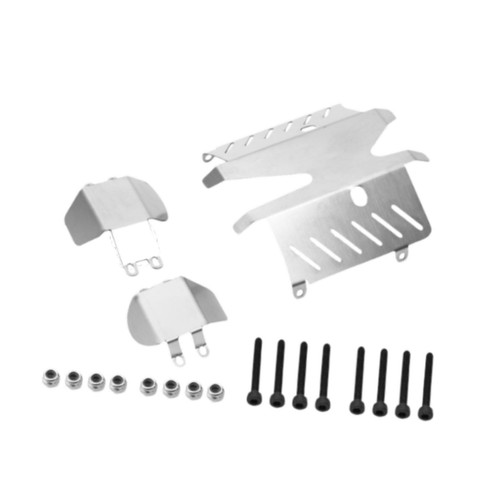 3pcs edelstahl skid plate - skid, rc