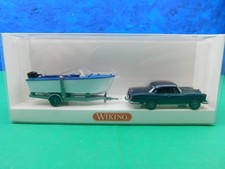 E05 Wiking 1:87 H0 8943930 MB Klassischer PKW mit Motorboot OVP TOP