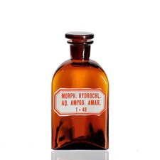 Antike apothekerflasche - antike,