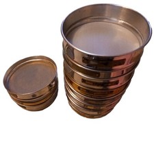 11 Stück!! diverse Laborsiebe Analysensiebe  Edelstahlgewebe Verchromter 