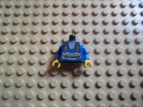 Lego figur torso 973paj blau - 973paj,