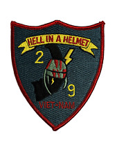 US Marines Usmc 2nd Battalion 9th Marine Hell in a Helmet Vietnam Uniform patch