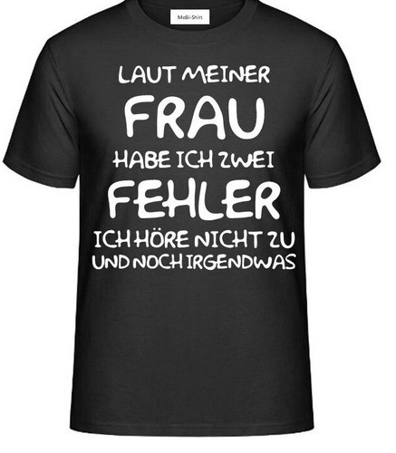 Shirt laut meiner - frau, habe