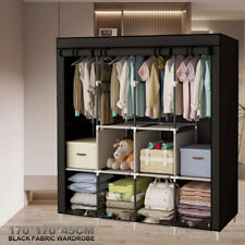 Mobiler Textil Kleiderschrank Stoffschrank Faltschrank Textilschrank Garderobe