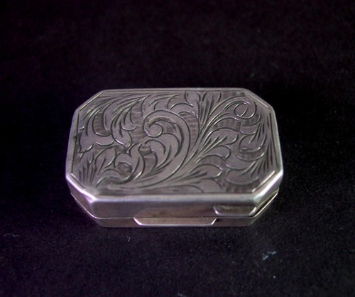 Edle 800er silber dose - -,