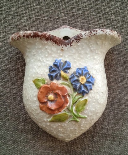 Kleine wandvase blumendekor - kleine,
