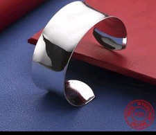 Glatter Armreif aus 925