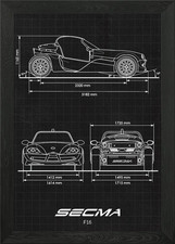 Secma F16 Gerahmtes Wandbild