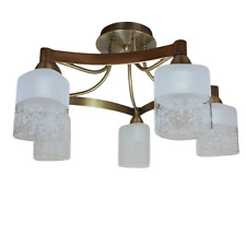 Deckenlampe Deckenleuchte Kronleuchter Maytoni Tasmania Dimmbar 5-flammig Bronze