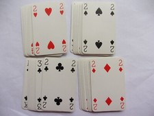 Alte Spielkarten unbespielt