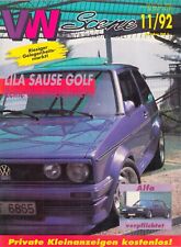 VW VOLKSWAGEN SCENE Tuning Magazin mit Golf I 1 Scirocco 1992 23