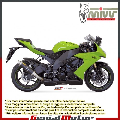 Auspuff exhaust mivv carbon - auspuff, gp