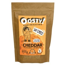 332g Pflanzliche Alternative zu Käse vegan glutenfrei Cheddar Geschmack Oosty