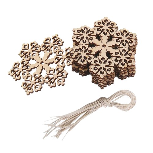 10pcs wooden christmas tree - 10pcs,