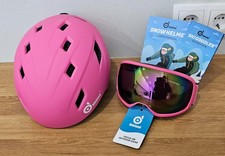 Odoland Skihelm Skibrille Set