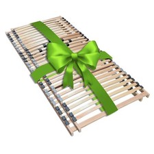 2 x Lattenrost 80x200 starr BASIC Härtegrad einstellbar 28 Leisten Bausatz