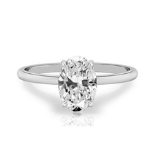 1,50 ct Ovalschliff Diamant
