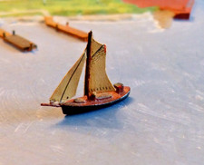 Wiking Metall Modell 191 b.1 - 1 : 1250 Fischkutter 1 Mast  2 cm