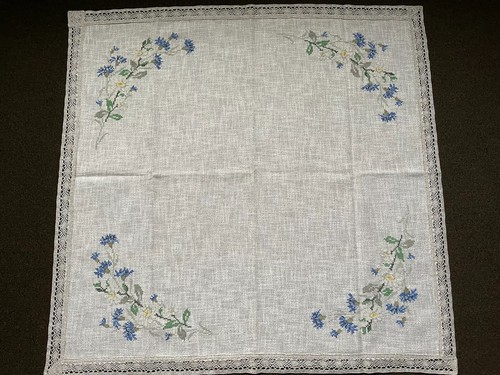Mitteldecke kornblumen - mitteldecke,