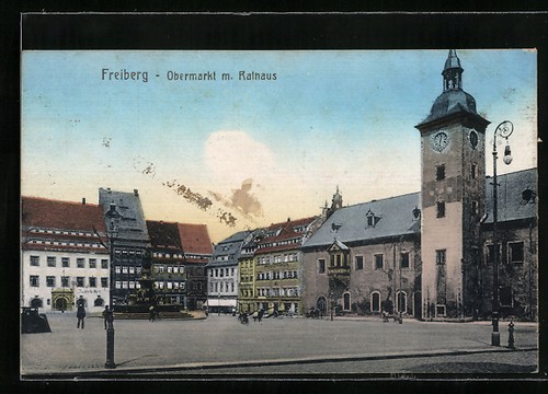 Freiberg sachsen obermarkt - sachsen,,