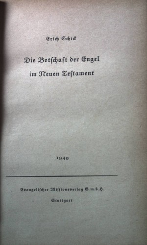 Die botschaft der - die, engel