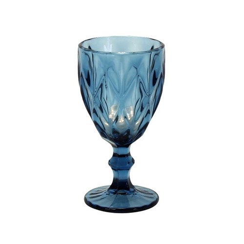 Weinglas blau cm - 17, 9