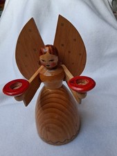 Alter Engel als Kerzenhalter   aus Uromas Haushaltsauflösung