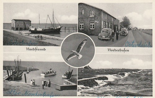 Nordstrand norderhafen - ak,