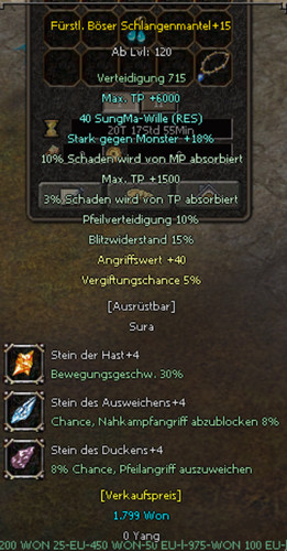 Schlangenmantel sura metin2 - schlangenmantel+15,