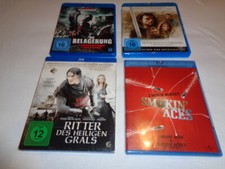 4 Blu Rays / Königreich der himmel / Smoking Aces 1 + 2 /Ritter des Heiligen Gra