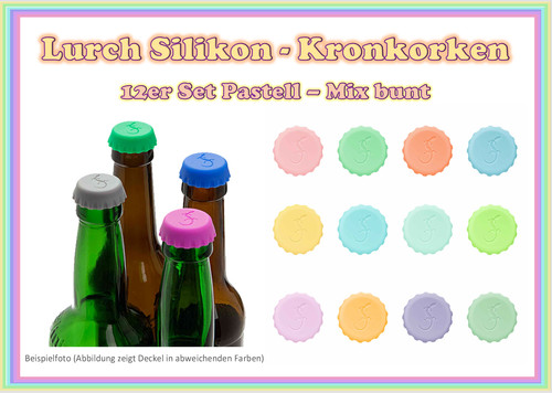 Silikon kronkorken flaschen - 12,