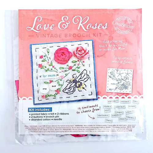 Love roses broschen set - &,