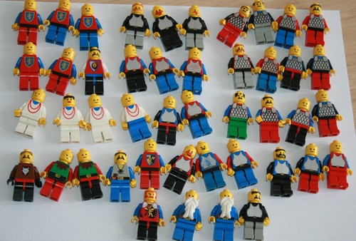 45x figuren minifiguren - minifiguren, _