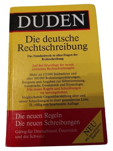 Duden die deutsche - duden,