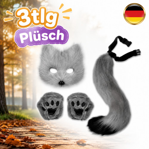 Fuchs maske fuchsschwanz - fuchs,