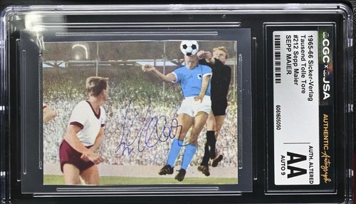 Sepp maier 1965 signed - sepp,