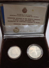 San Marino - Konvolut Lire-Münzen (KMS) mit Silber - verschiedene Jahre!!!