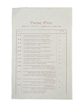 Clemens Fendt Marktoberdorf | Bleizugmaschinen Preisliste | 1. Juli 1911