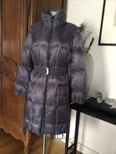 Marc Cain N3 Damen Daunenmantel Jacke in Farbe grau- Taubenblau. TOP 