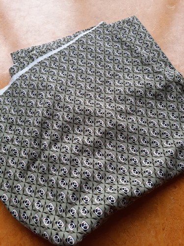 Stoff jersey grün mit - *,
