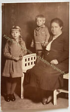 orig. Foto AK Bad Salzgitter Mutter Kinder um 1925